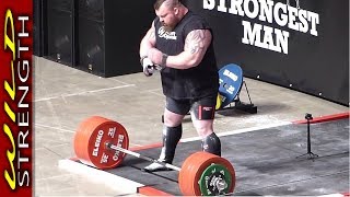 Eddie Hall Deadlift World Record 500kg 1102lbs  Includes Full Aftermath [upl. by Annabel]