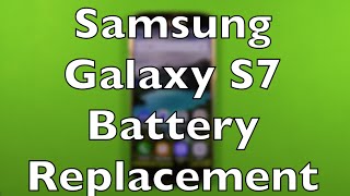 Galaxy S7 Battery Replacement How To Change  G930 [upl. by Abagail]