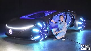 FIRST DRIVE in the Mercedes of the FUTURE Vision AVTR [upl. by Ettennal]