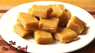 Peanut Butter Freezer Fudge  One Pot Chef [upl. by Kwon233]