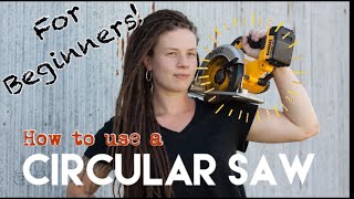 How To Use A Circular Saw For Beginners— Power Tools Made Easy 3 [upl. by Sayre]