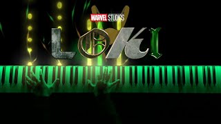 Loki Theme  Variants Theme Piano  SHEETSSYNTHESIA [upl. by Leuqram879]