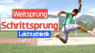 TECHNIKBILD SCHRITTSPRUNG WEITSPRUNG  Weitsprungtechnik Analyse  Weitspringen  Schule  Longjump [upl. by Prouty]