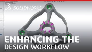 Enhancing the Design Workflow Within SOLIDWORKS Using Generative Design  SOLIDWORKS [upl. by Ellard]