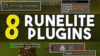 8 Amazing RuneLite Plugins that Will Change your Game Shift Click On Death and Music PluginOSRS [upl. by Aihsekel]