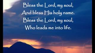 Lied Bless the Lord my soul with lyrics [upl. by Olmstead]