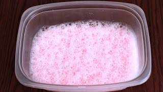 DIY Crispy Nonsticky Bubbly Slime How to Make Satisfying Cotton Candy Bubbly Slime [upl. by Annagroeg]