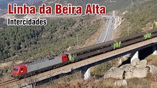 Comboios Intercidades na Linha da Beira Alta [upl. by Ahsinar]