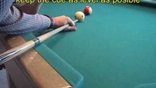 Pool and billiards DRAWbackspinscrewback SHOT  Part 1 technique [upl. by Ailehpo]