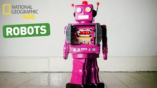 Fun Facts About Robots  Nat Geo Kids Robots Playlist [upl. by Omiseno]