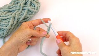 How to Crochet Chain Stitch ch [upl. by Marden]