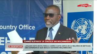 CARRO ELÉTRICO JÁ CIRCULA EM MOÇAMBIQUE [upl. by Libove]