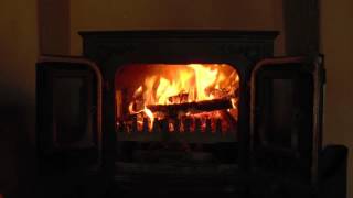 Beautiful Old Wood Burning Stove with Crackling Fire Sounds HD [upl. by Burris]