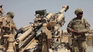 173RD AIRBORNE M777 HOWITZER FIRE MISSION  AFGHANISTAN [upl. by Odama28]