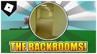 How to get quotTHE BACKROOMSquot BADGE in SLAP BATTLES ROBLOX [upl. by Ilona830]