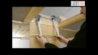 Installing the Youngman Telescopic Loft Ladder [upl. by Shepp]