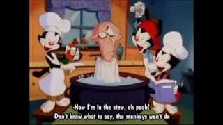 Animaniacs  The Monkey Song With lyrics [upl. by Mouldon]