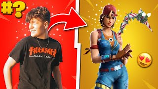 10 TRYHARD Skin Combos Fortnite Pros Use Clix Benjyfishy Mongraal [upl. by Starks]