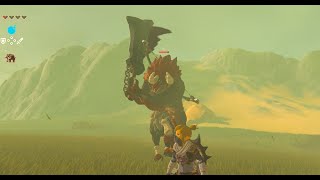 【ゼルダの伝説 ブレス オブ ザ ワイルド】 ライネル オマエ タオス [upl. by Aihsotal237]