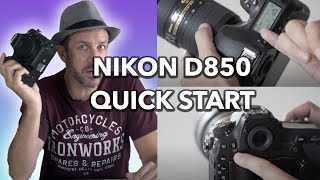 Nikon D850 Basics Tutorial quick start guide [upl. by Nisse302]