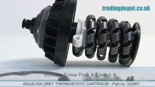 Aqualisa Thermostatic Shower Cartridge  Part No 022801  TRADING DEPOT [upl. by Xirtaeb]