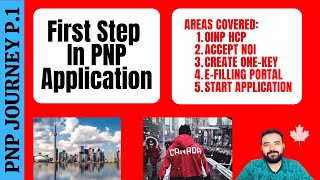 Apply PNP Canada P1  OINP Application Process  PNP Program Canada 2023  Ontario HCP [upl. by Devonna]