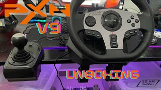 PXN V9 Steering Wheel UNBOXING [upl. by Ranzini]