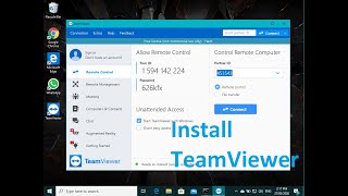 How to installing TeamViewer in Windows 10 2020 [upl. by Haletky]