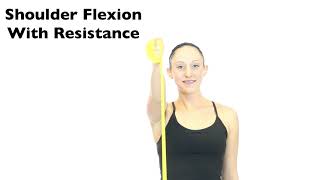 Shoulder Flexion With Resistance [upl. by Lleoj]