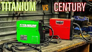 Titanium Easy Flux 125 Vs Century FC90  Flux Core Welder Comparison [upl. by Oilejor]