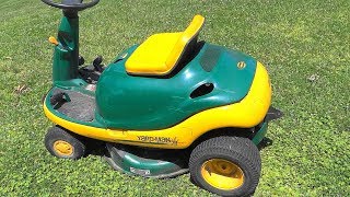 MTD Yard Man Yard Bug Grass Catching Riding Mower [upl. by Anatak]