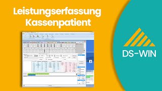 Leistungserfassung Kassenpatient bei Dampsoft DSWIN [upl. by Okiam]