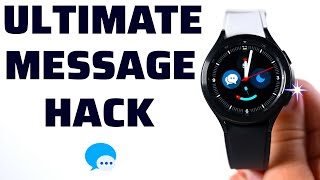 Galaxy Watch 4  RECEIVE amp SEND ALL MESSAGES WIFI amp LTE [upl. by Nahama]