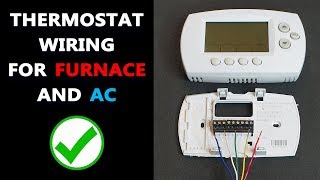 Basic Thermostat Wiring  How to Wire HVAC Thermostat [upl. by Fernanda]