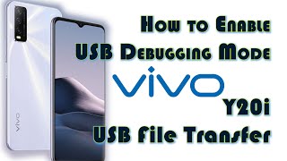 How to Enable USB File Transfer on VIVO Y20i  USB Debugging Mode [upl. by Rentsch]