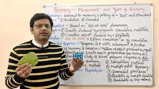 Bioassay Part 02 Measurement amp Types of Bioassay  Matching Bioassay  Bracketing Bioassay Assay [upl. by Ivek]