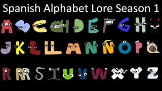 Spanish Alphabet Lore Season 1  The Fully Completed Series  NJsaurus [upl. by Eiclud]