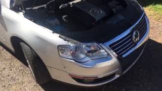 How To B6 Passat Headlight adjustment [upl. by Murton]