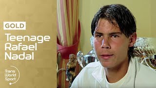 16yearold Rafael Nadal on Trans World Sport [upl. by Auqinaj212]