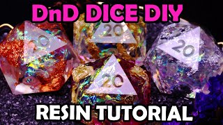 Luxe Dice Recipe  Handmade DnD Dice DIY  Resin for Beginners [upl. by Schenck155]