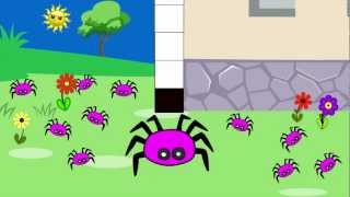 Itsy Bitsy Spider Rock Version  Learn English  Nursery Rhyme [upl. by Daria11]