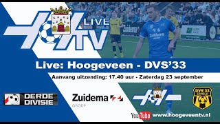 Liveuitzending Hoogeveen  DVS33 [upl. by Elleniad]