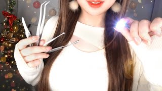 ASMR 구독자님 초대해서 귀청소눈썹정리뾰루지케어 SUB Ear Cleaning for SubscriberEyebrow trimmingPimple care [upl. by Karna714]