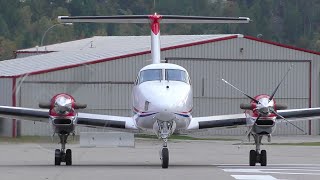 Beechcraft King Air 350 Engine Startup and Takeoff [upl. by Say]