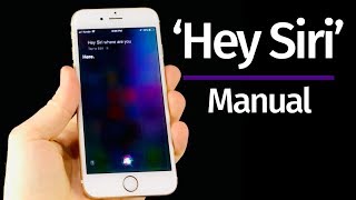 How to Use Hey Siri on iPhone 6S iPhone 7 iPhone 8 iPhone 6s Plus iPhone 7 Plus iPhone 8 plus [upl. by Frank]