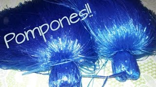 DIY Pompones de rafia [upl. by Jemy]