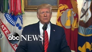 Trump announces death of ISIS leader  ABC News [upl. by Analah103]