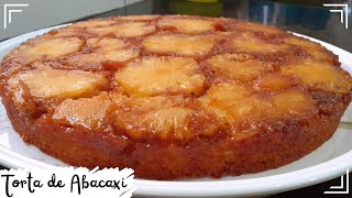 TORTA DE ABACAXI SIMPLES RÁPIDA E DELICIOSA  Receitas da Kaká [upl. by Esaj]