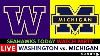 Washington vs Michigan Live Streaming Scoreboard Highlights 2024 National Title Game On ESPN [upl. by Alrad]