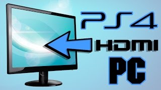 How to connect Playstation 4 with HDMI and PC with DVI to PC monitor [upl. by Thea709]